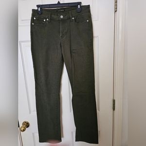 Lucky Brand Mid Rise Sweet Straight Jeans in Green